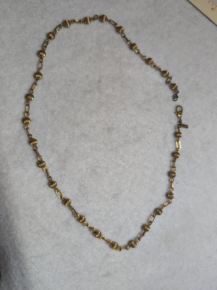 Vintage Monet 15in. Delicate Goldtone Necklace