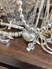 Mystery Jewelry Silver And Gold Tone Modern And Vintage 25 Plus Piece