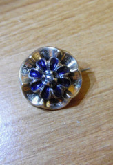 Rare Georgian Rose Cut Diamond and Gold Pin Mid 1700’s 3.2grams, 14Kt. Gold