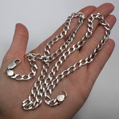 Vintage Sterling Silver 925 Women’s Men’s Jewelry Chain Necklace Signed 35.5g
