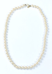 Marvella Necklace Faux Pearl Individually Knotted 19 in Length – Vintage