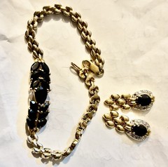 3.67C Sapphire Bracelet 7.5 Inches Long