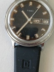 Vintage 1974 TIMEX Marlin Automatic Month Day-week day Date 36mm.