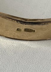 Antique Imperial Russian 14K Gold Bangle Bracelet – 56 Zolotnik Hallmark