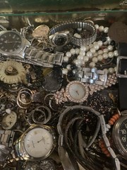 Vintage to Current Various Jewelry & Watches Estate And Yard Sale Finds