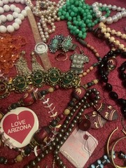 Lot Vintage Costume Jewelry Modern Mixed Wear Craft Resell Necklace Earrings Etc