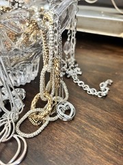 Mystery Jewelry Silver And Gold Tone Modern And Vintage 25 Plus Piece