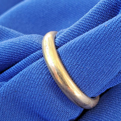 Original 22 KARAT SOLID GOLD Deco Wedding Band Size 7 Anniversary Ring 6.31 Gram