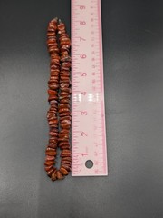Red Jasper Polished Chunky Chip Bead Necklace