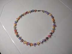 Multicolor 17 Inch Lightweight Fish And Flower Necklace