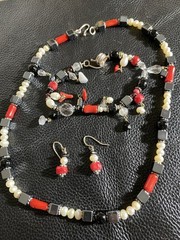 Vintage Necklace Bracelet Earring Set