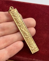 Vintage Scorpio Pendant Scorpion Zodiac Charm Sign Jewelry Vintage Brass
