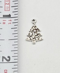 VTG Sterling Silver Christmas Tree Wunter Holidays Petite Charm Pendant – 1.1g