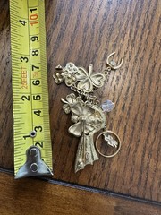 Vintage Kirk’s Folly St. Patrick’s Day / Good Luck Chatelaine Brooch