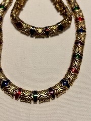 3lb + Gold Tone Vintage Costume Jewelry Lot All Wearable 126 Pieces