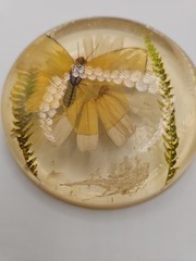 Vtg Lucite Resin Ring Lot 6 Flower Dice Chunky Mixed Sizes C1