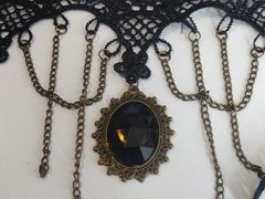 Mixed lot chokers fashion jewlery vintage to modern gothic alchemy