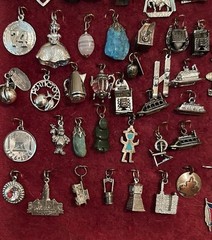 Travel Charms Sterling silver 1950s to 1970s Vintage Charms Sold Separately
