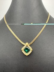 VTG Avon Set of 3 Necklace and Earring Giftset Lot 80’s Asymmetrical Gold Tone