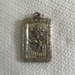 Silver Chinese Dragon Pendant UNUSUAL with Great Detail Vintage 10 Grams