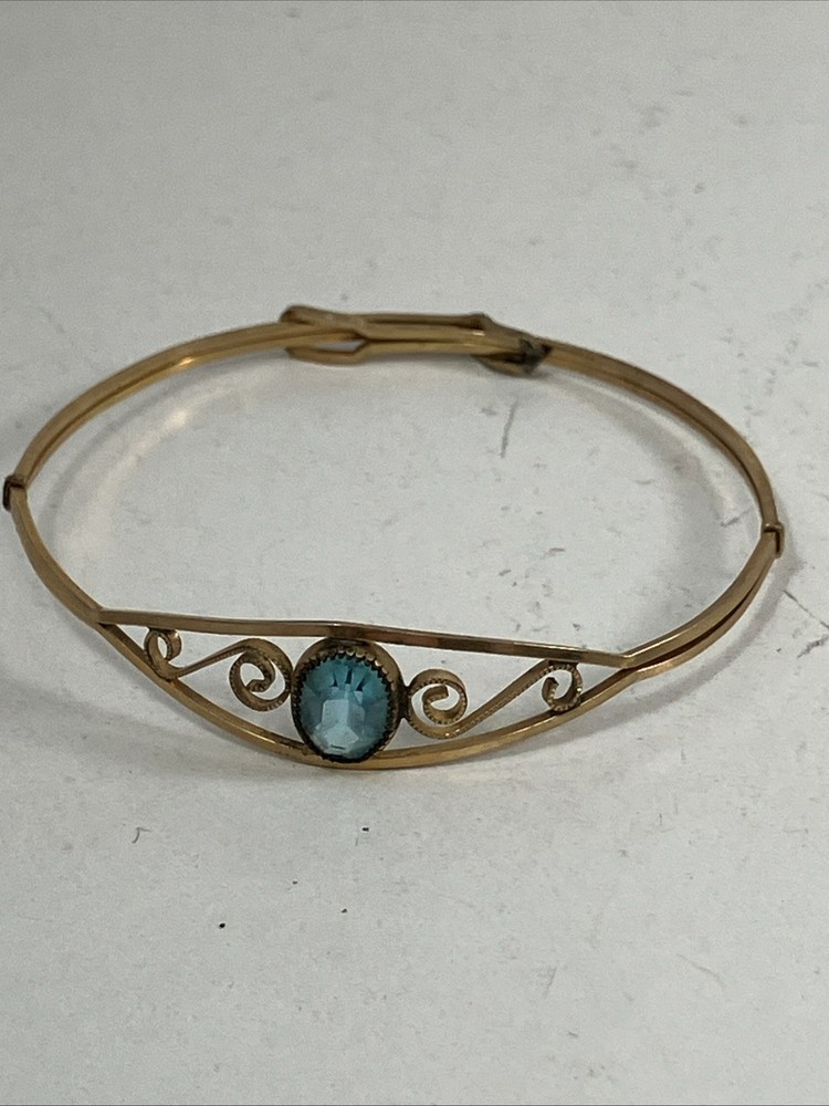 Marathon Co Kiddie Kraft 12K Gold Filled Baby Child Bracelet Adjustable Buckle