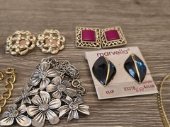 Vintage Estate Lot Designer Signed Jewelry BSK Lisner Kramer Weiss Coro + 69pc