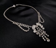 Vintage 1950’s-1960’s Rhinestone Choker Necklace