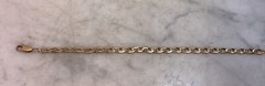 Vintage 14K Gold Anchor Mariner Link Chain Bracelet 4.91 Grams