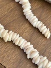 Vintage Puka Shell Necklace 70’s Beach Surfer 16″ Barrel Closure Estate Find