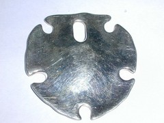 STUNNING! RLM- RETIRED ROBERT LEE MORRIS STERLING SAND DOLLAR PENDANT!