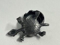 Vintage Trinket Jewelry Box Set Torino Pewter Turtle Box