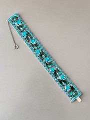 Vintage Verifed JULIANA D&E BOOK SET Grand Parure Blue & Green Sticks & Stones