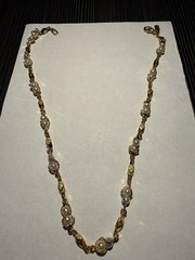 Camrose & Kross Jacqueline Kennedy Faux Pearl Necklace JBK Box & COA