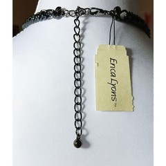 Erica Lyons – Gunmetal Chain Pendant Necklace