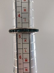 ​Vintage Sterling Silver Channel Set Emerald Green CZ Eternity Ring Band Sz 4.75