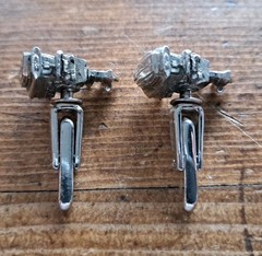 Vintage Kiekhaefer Mercury Outboard Motor Advertising Promotional Cufflink Set