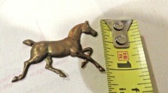 Metal Running Horse Stamped Jewelry/Crafts 1 3/4″ x 1 1/8″ Pictures