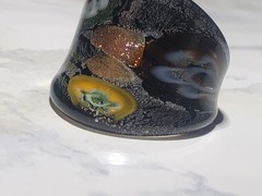 Vintage Blown Glass Ring