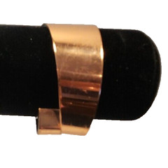Renoir Mid Century vintage Copper BRACELET Clamper hinged Modernist Retro MCM 7″
