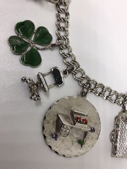Vtg Sterling Silver 12 Charm Bracelet 7” Love Luck Success Golf Ice Pick 40g