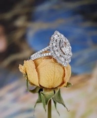 Art Deco Antique Vintage 1.90 Ct White Diamond Engagement Ring 925 Silver