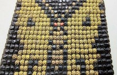 Antique Art Deco Lot 2 Flapper Seed Bead Necklaces Sautoir Butterfly Red Lariat