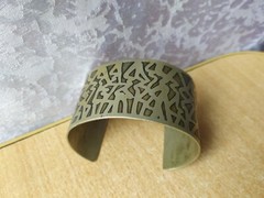 Vintage old retro bracelet Wonderful Cuff Bracelet Armenia Melchior USSR Soviet