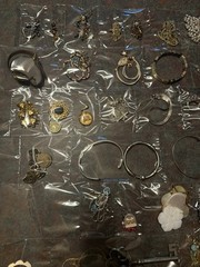 Mixed Jewelry Lot: Vintage & Modern Pieces Assorted Styles, Materials, Varieties