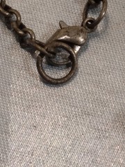 VTG Boho Chic Necklace Natural Polished Stones – Silvertone