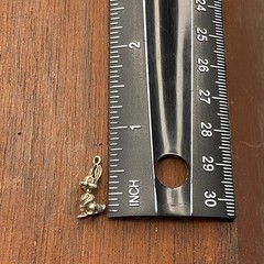 Vintage 925 Sterling Silver Bunny Rabbit Tiny Petite Pendant Bracelet Charm