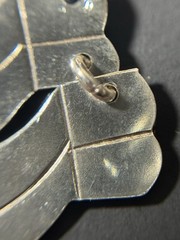 Vintage 925 Sterling Silver MEXICO GUAD. JAL. Dangle Earrings
