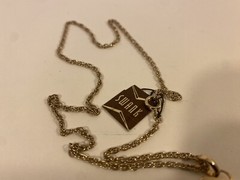 Vintage Swank 18in. Thin Chain w/ Pendant