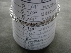 Paper Chain Flat Oval Link Vintage 835 Silver Bracelet 7″ ~ 3.6g