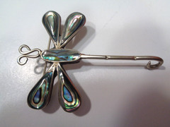 GORGEOUS RHINESTONE LARGE BROOCH LOT of 6 pcs. Alligator Butterfly Etc. VGC